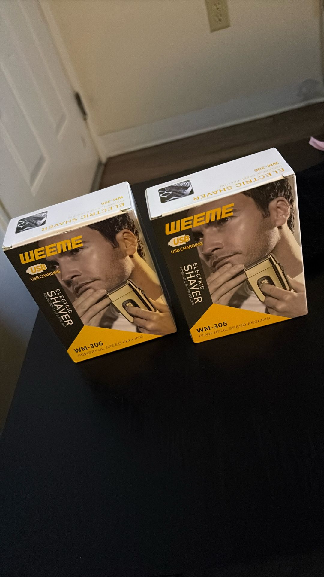 2 new electric shavers