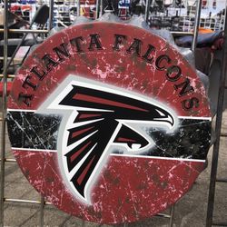 Atlanta Falcons Bottle Cap Sign