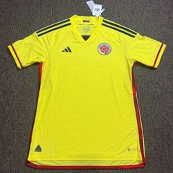 Colombia 2022 adidas soccer jersey