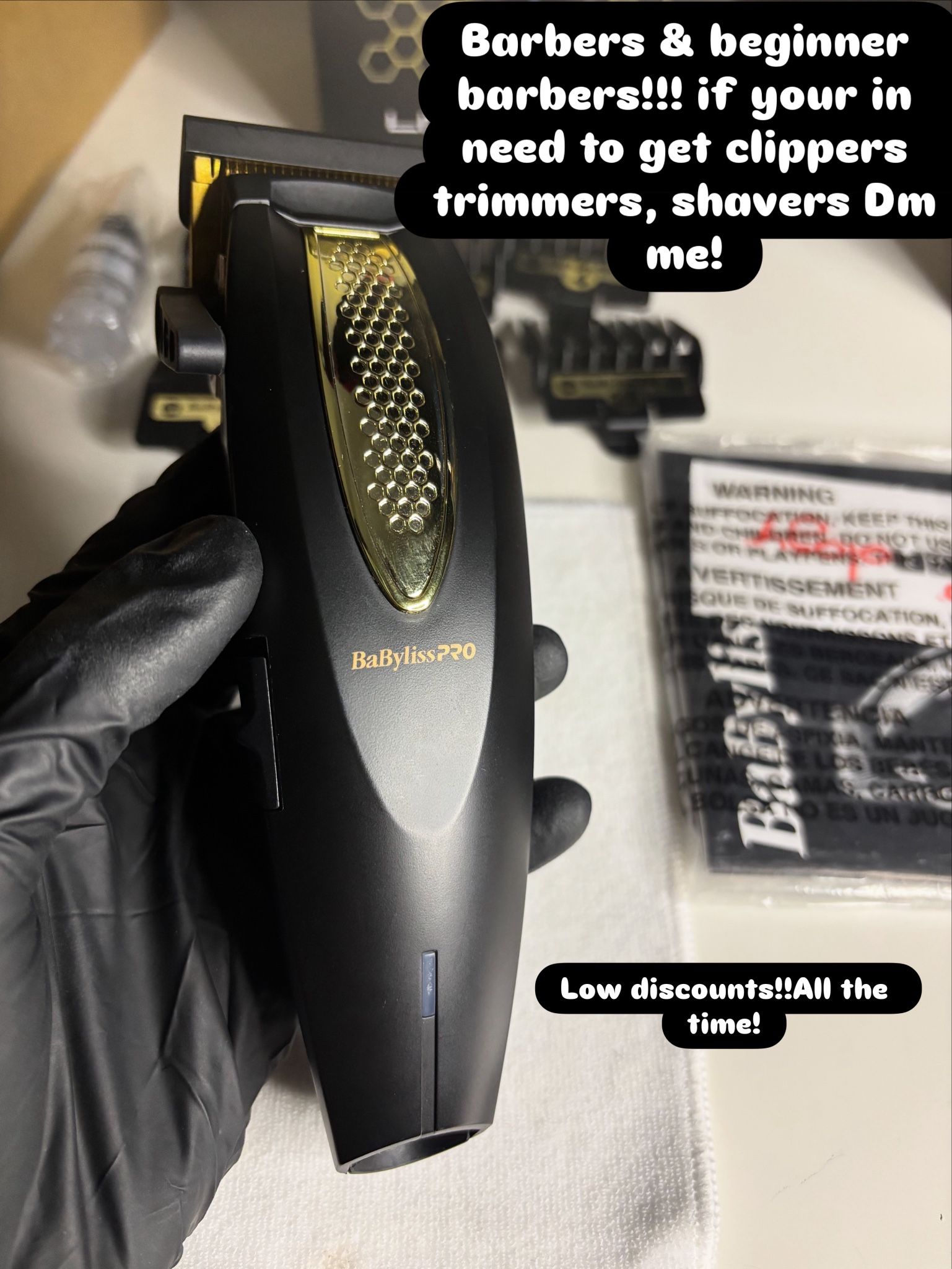 Babyliss Pro Cord/Cordless Lithium Ergonomic Clippers