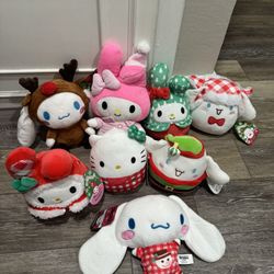 Christmas Hello Kitty And Friends Squish mallow Plush