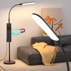 LED Floor Lamp Adjustable Color & Brightness with Remote Control New Condition
