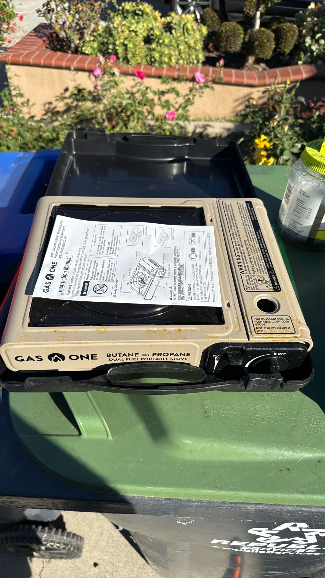 Portable Dual Fuel Stove For Camping Or Outdoors