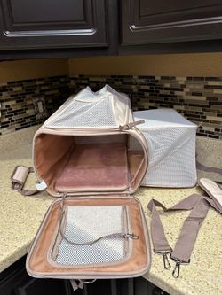 Pet Carrier 18x11x11 Expandable Soft Pet Travel Carrier,