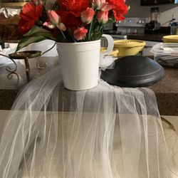 Pew Cup And Touolle Material For Wedding  Make An Offer.