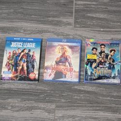 New Blue Ray Movies $8 each