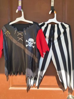 Pirate King Childs Halloween Costume M 5-7