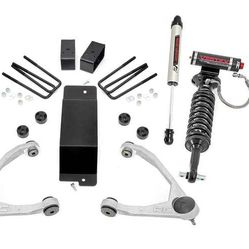 3.5" Lift Kit Vertex Coilovers & Installation. 07-18 Silveeado Sierra Tahoe Yukon 