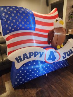 Patriotic 6ft Inflatable 