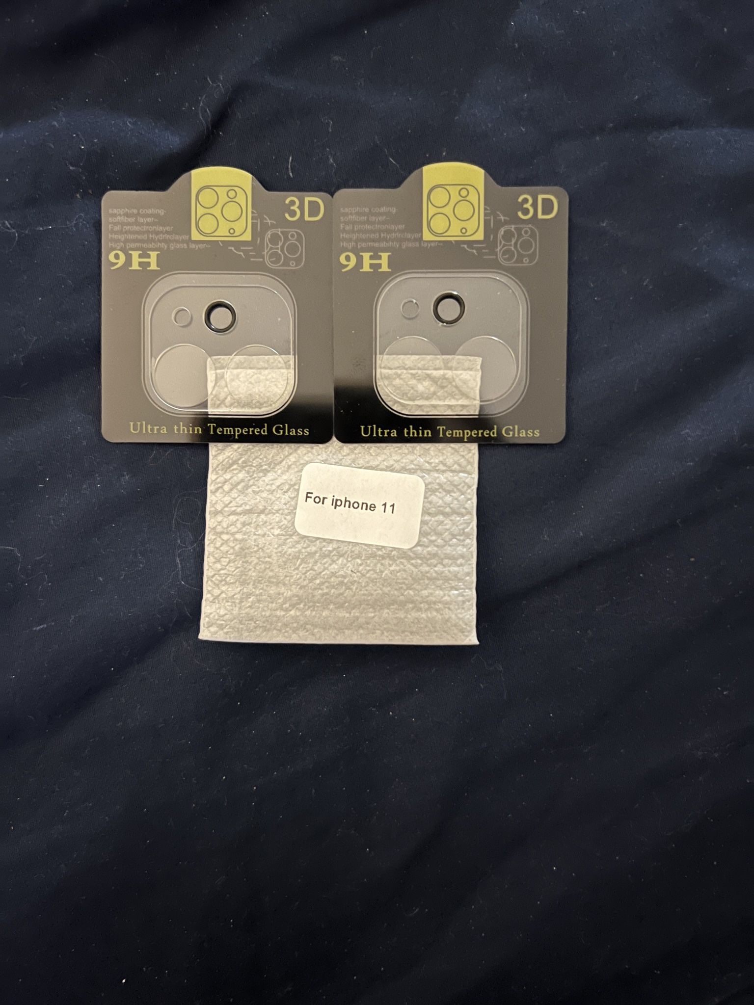 2 Brand New Apple IPhone 11 Tempered Glass Protectors Kits!