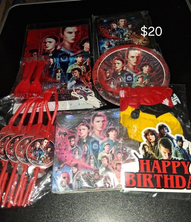 Stranger Things Party Supplies