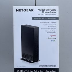 Net gear AC1200 Wifi Cable Modem Router