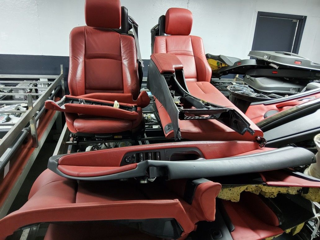 BMW E93 Seats And Interior For 328i 335i Convertible Red