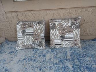 Decorative Pillows, Thick, Firm, Tan/Cream New