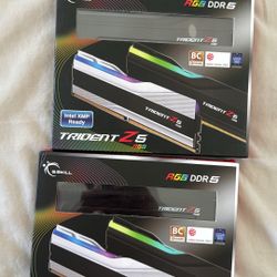 G Skill Trident Z RGB DDR5 RAM - 64 total GB (4 x 16GB)