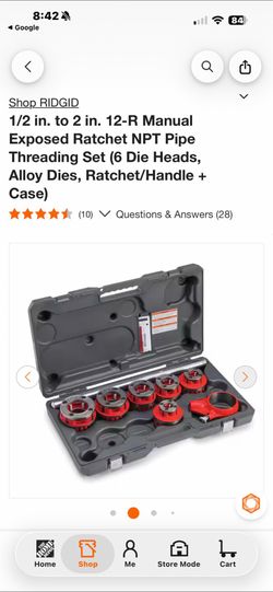 Ridgid 1/2 in. to 2 in. 12-R