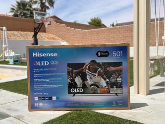 50” Hisense smart 4k Qled hdr tv