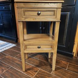  Two Tier Nightstand / Accent Table 
29"T X 15.75" W X 12" Deep read description for details 