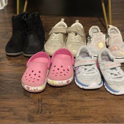 5 Toddler/Girl Size 6 Shoes  All Are Good Brands