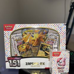Pokemon TCG “S&V 151” Booster Bundle & Zapdos Collection