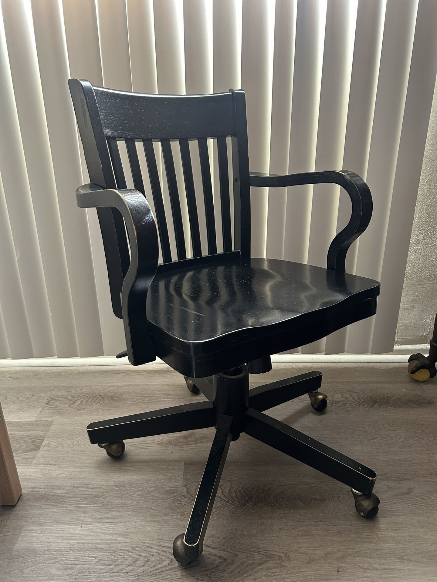 Black Wooden Chair (Vintage)