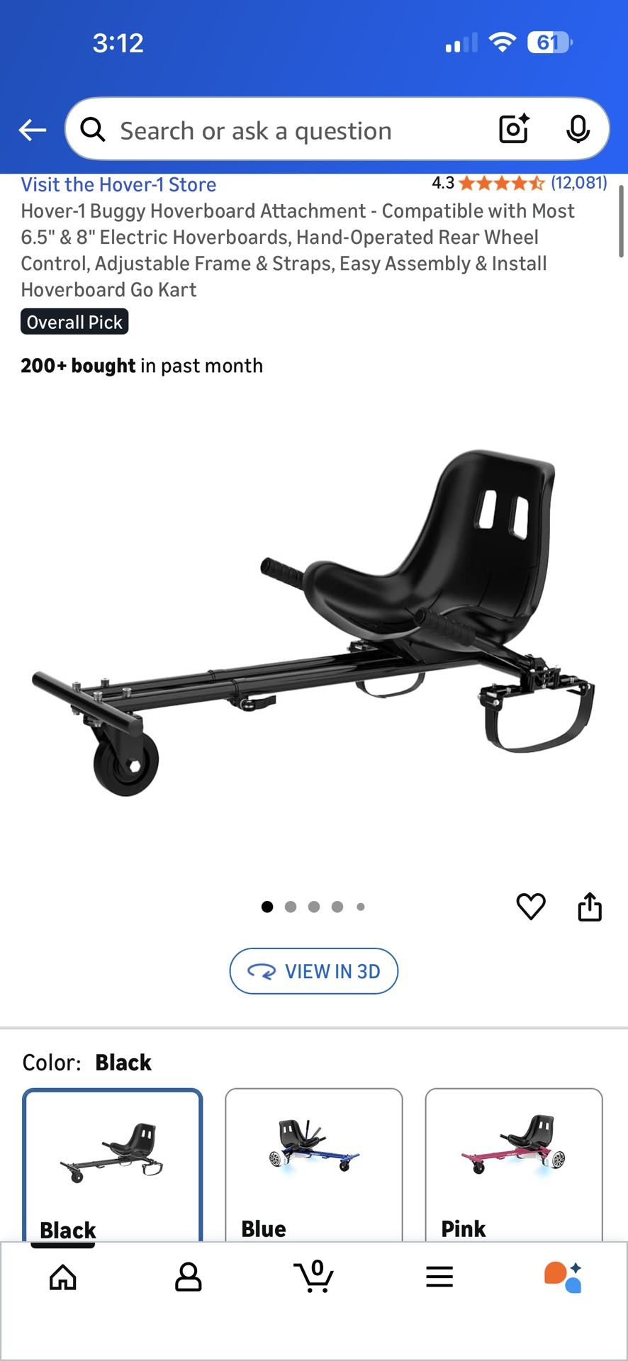 BRAND NEW Hoverboard Seat Attachments