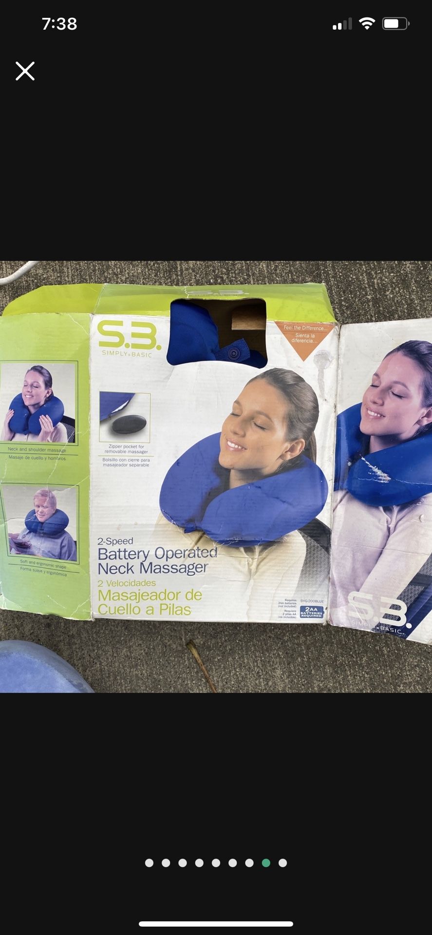 Neck Massager Battery Operated Brand New Perfect Gift 