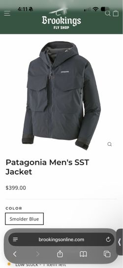 Patagonia Men's SST Fishing Jacket – XXL – Smolder Blue