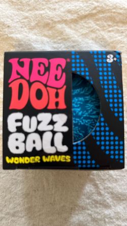 NeeDoh  Fuzz Ball Wonder Waves Blue new!
