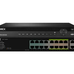LOREX N884A 32 CHANNEL NVR WITH 16 PORT SWITCH