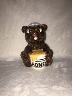 Ceramic Honey Pot Bear