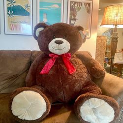 New Giant Brown Handsome Henry Bear Plush