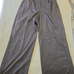 Small Women's High-Rise Relaxed Fit Wide Leg Trousers 