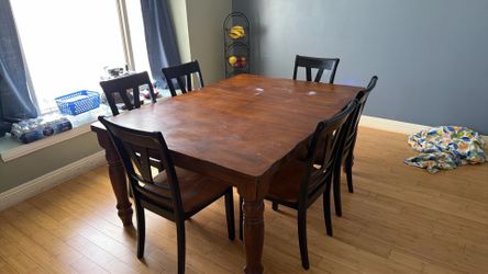 Solid wood table