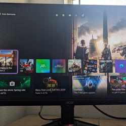 Acer xv270 gaming monitor