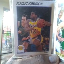 Magic Johnson NBA Hoops Card, Going Price On eBay Is 120$