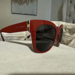 Red Dolce & Gabbana Sunglasses 