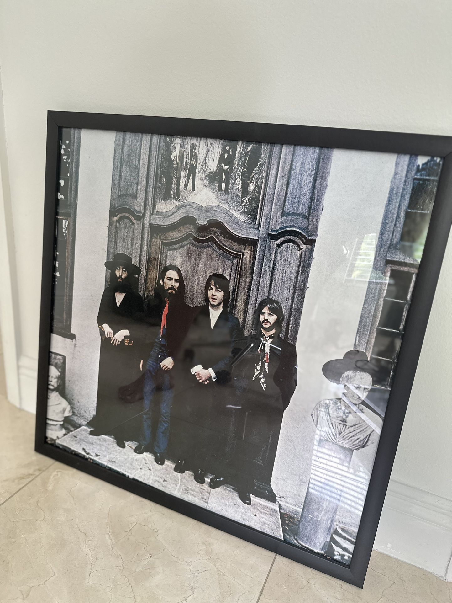 Beatles Poster And Frame