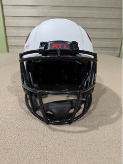 Kyle Pitts Signed Atlanta Falcons Speed Lunar Eclipse F/S Helmet (BAS)