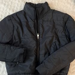 Cropped puffer Jacket