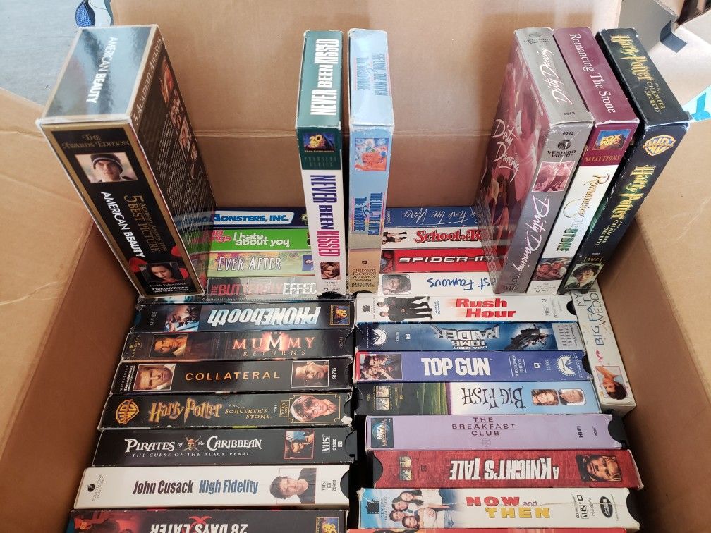 Popular 90's movies VHS