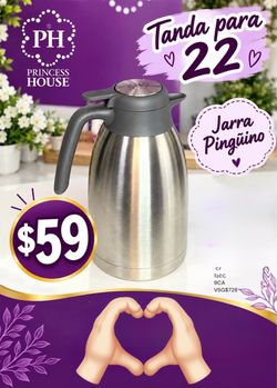 Princess House Stainless Steel Thermal Carafe
