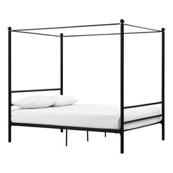 Queen Size Canopy Bed Frame 