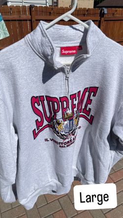 Supreme Crest Appliqué half zip