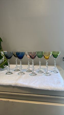 Vintage Bohemia Czech Cordial Glass