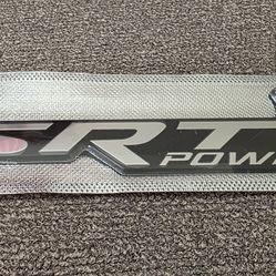 SRT Powered Scat Pack Adhesive back badge see all pics sold separately SHIPPING AVAILABLE