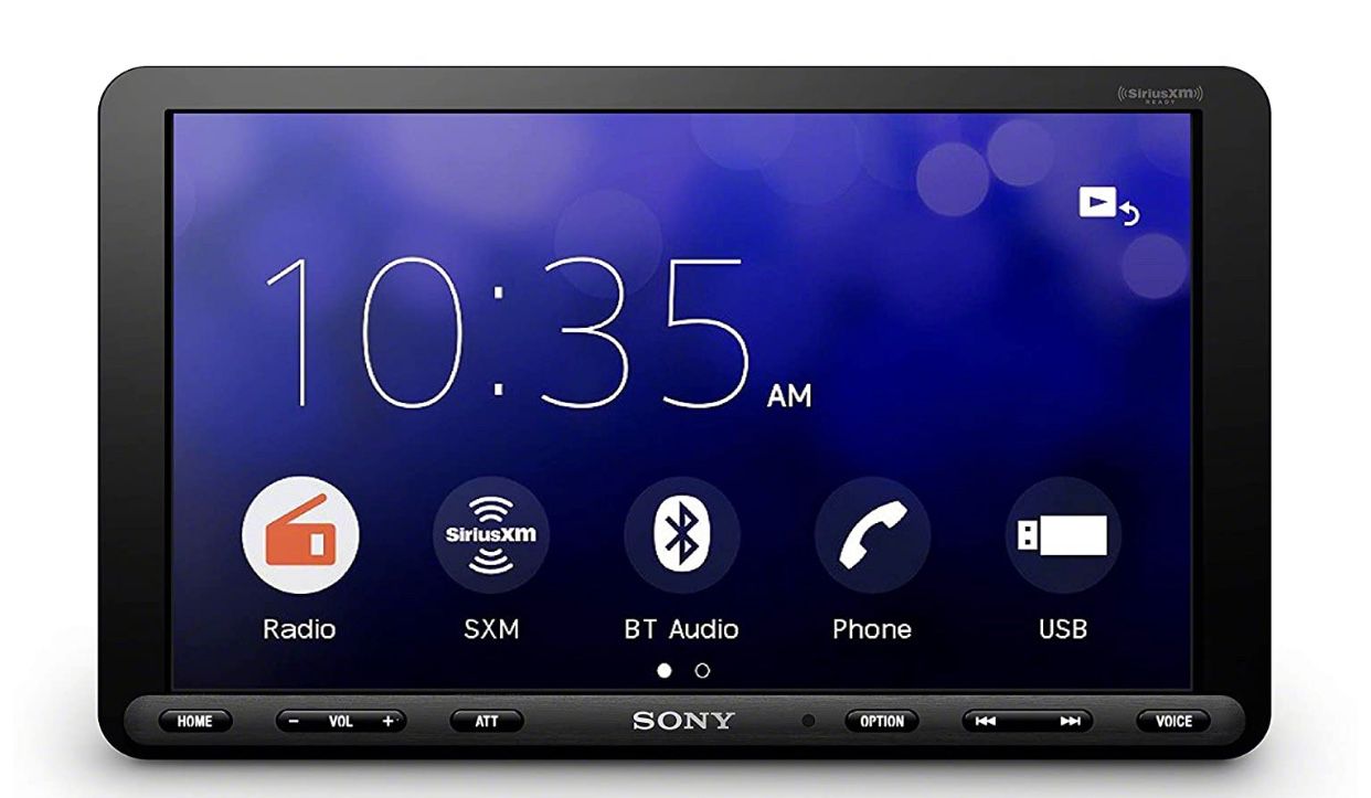 Sony XAV-AX8000 1DIN chassis 8.95” floating LCD screen Radio