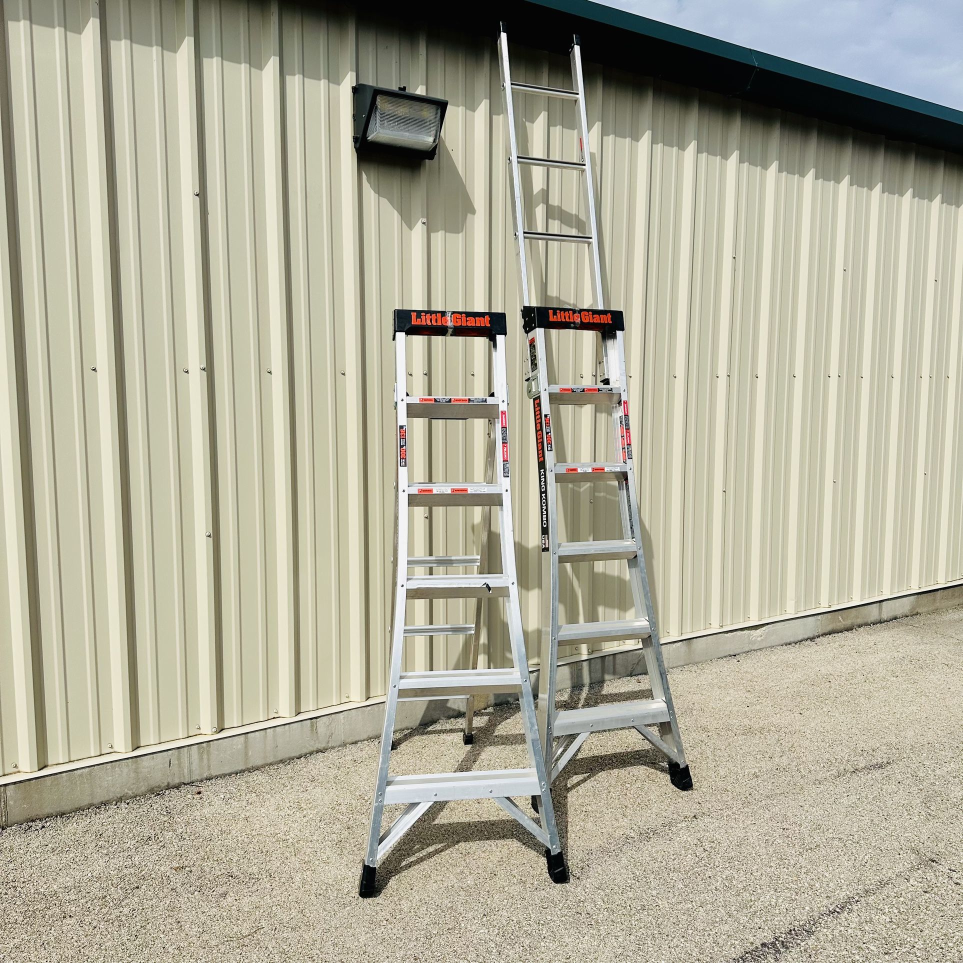 Brand New Little Giant Ladders King Kombo 3-In-1 Step Ladder With Extension.