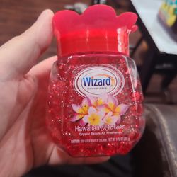 2x Jars Wizard Hawaiian Retreat Scent Air Freshener Crystal Beads | 12oz |