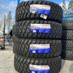 285/75/16 LT Atlander Mud Terrain Set of brand new tires installed and balanced, set de llantas nuevas instaladas y balanceadas
